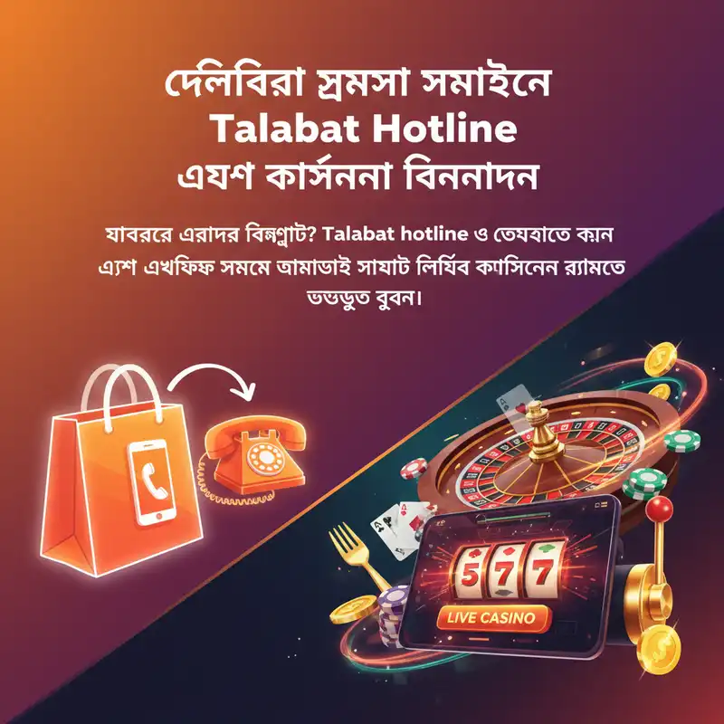 Talabat Hotline ডেলিভারি সমস্যা সমাধান ও ক্যাসিনো